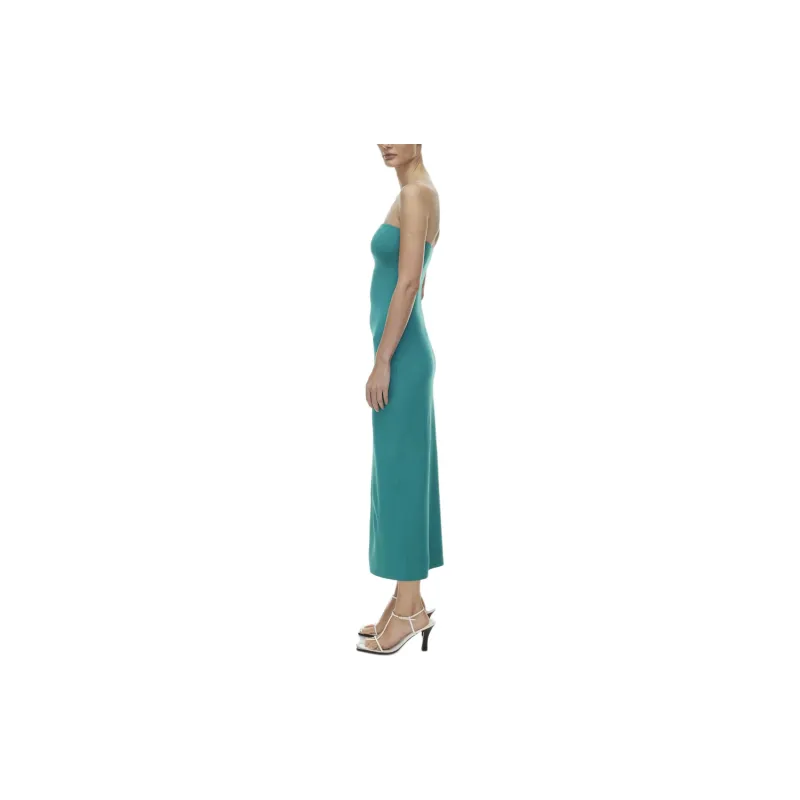 ARITZIA Contour Contour Maxi Tube Dress Sleeveless Dress Women's Oxidized Teal-4