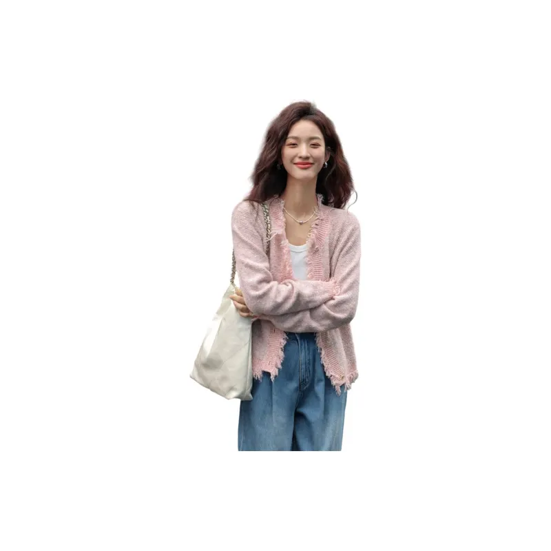 Demana Sweater Women's Sheer Pink-3