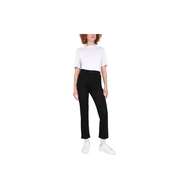 AMIPARIS Cropped Slim Fit Trousers-3