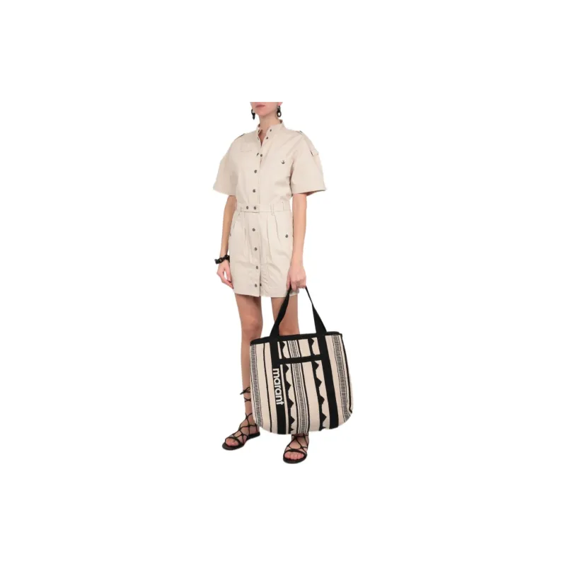 ISABEL MARANT Short Sleeved Dresses Women's Light Umber-2