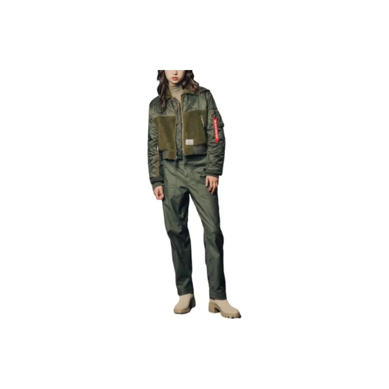 Alpha Industries Jackets Women's Green-2