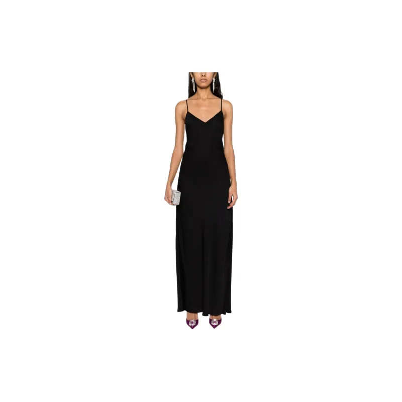 DVF Diane Von Furstenberg SS24 Slip Dresses Women's Black-1