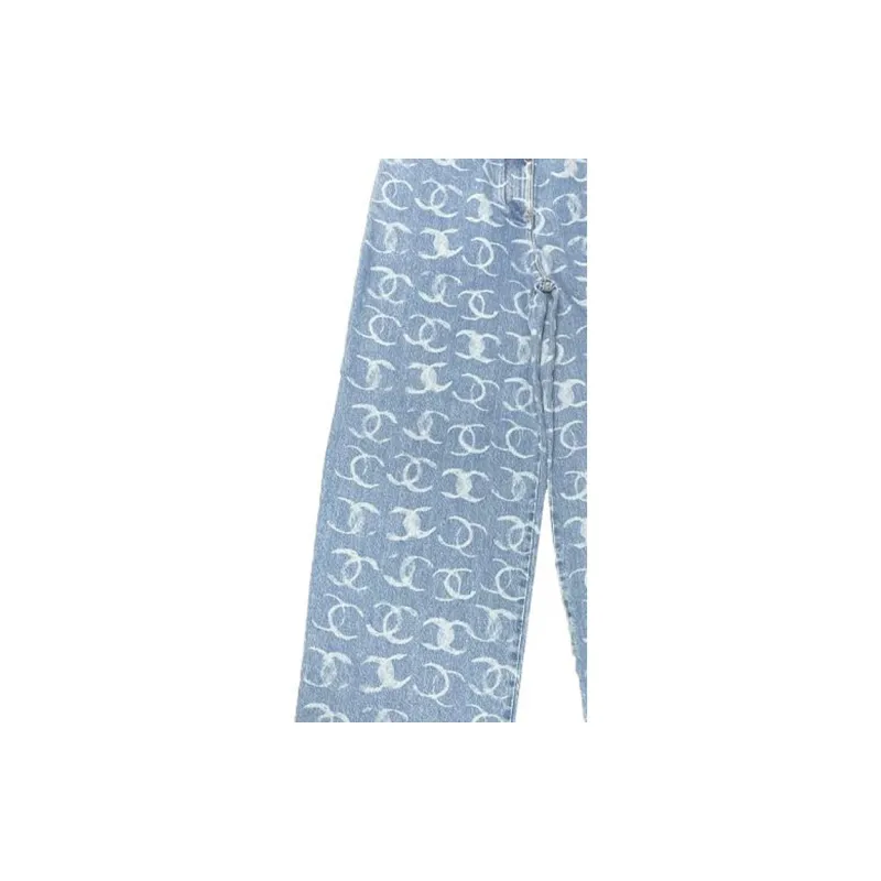 CHANEL Jeans Women's Blue-4