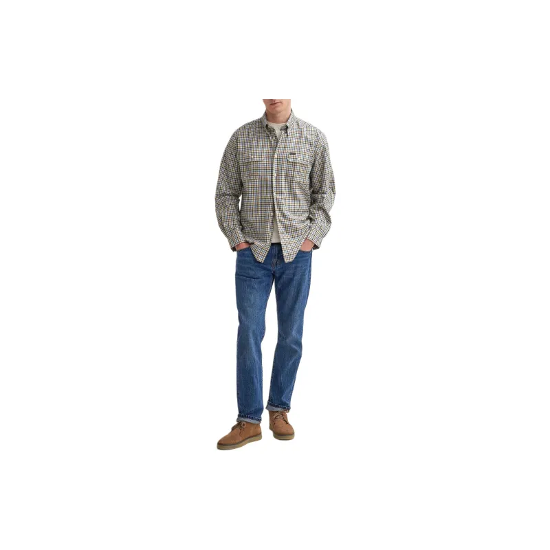 BARBOUR FW24 Shirt Men's Classic Blue-3