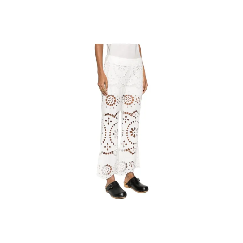 Zimmermann Lexi Embroidered Flare Pants-3