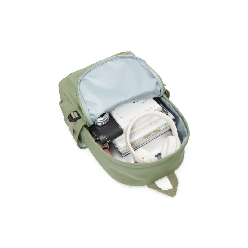 Pepsi Fabric Backpack Laptop Bag Regular Unisex Black/Gray Green-11