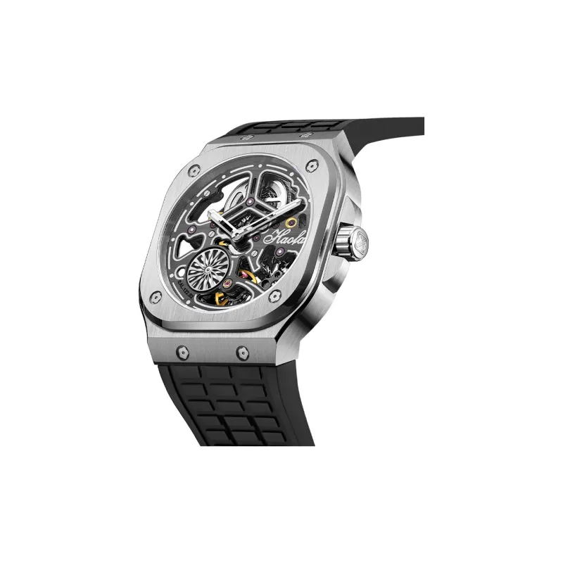 HaofaTourbillon 1960 Automatic Mechanical Movement Watch Men's Watches Cut-Out Dial-2