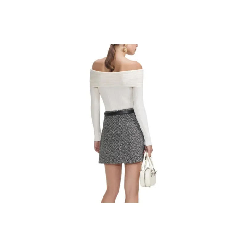 Self portrait Off Shoulder Knitted Top-2