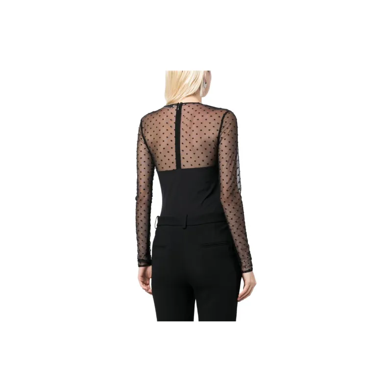 Fleur Du Mal Dotty Plunge Bodysuit-1