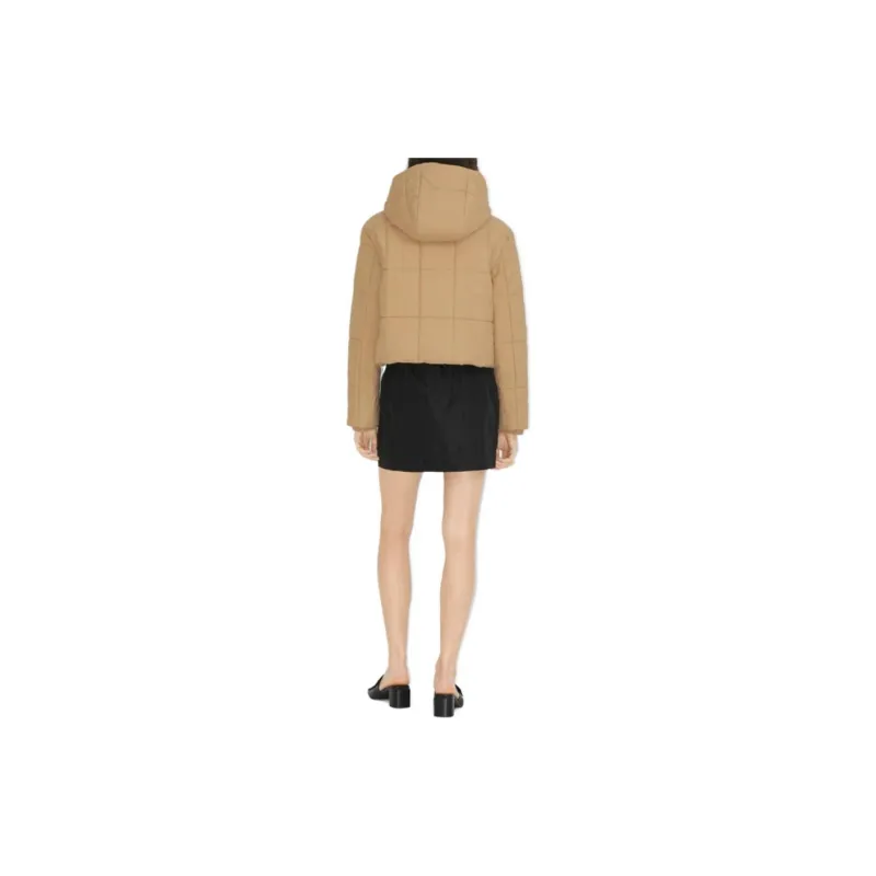 Burberry Puffer Jackets Women's Yellow-1