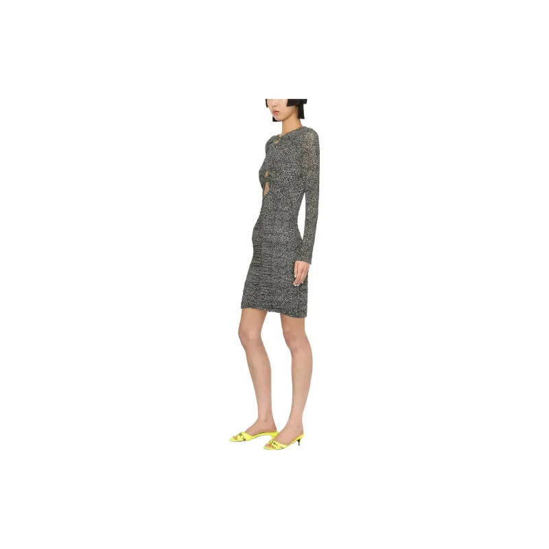 ISABEL MARANT Jana Cut out Mini Dress-3