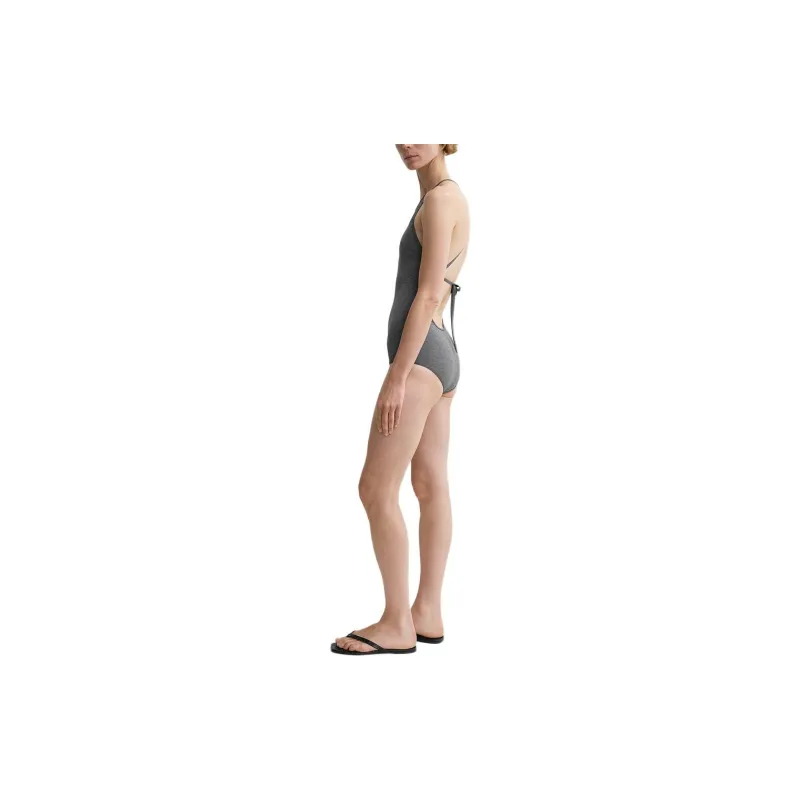 TOTEME Open back Mélange Swimsuit-2