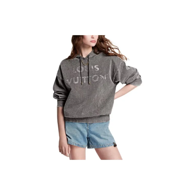 LOUIS VUITTON SS24 Sweatshirt Women's Gray-3