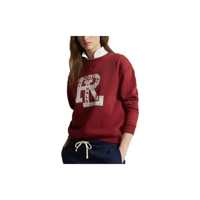 Polo Ralph Lauren FW23 Sweatshirt Women's Red-3