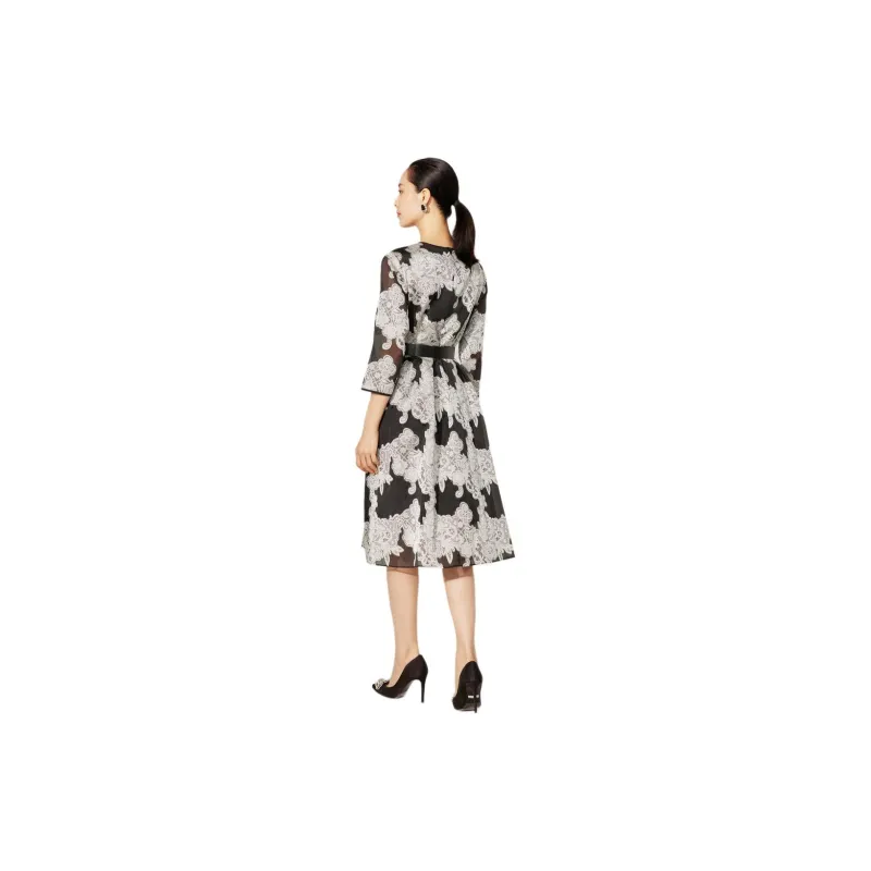 BBLLUUEE Long Sleeved Dress Women's Ink Black-2