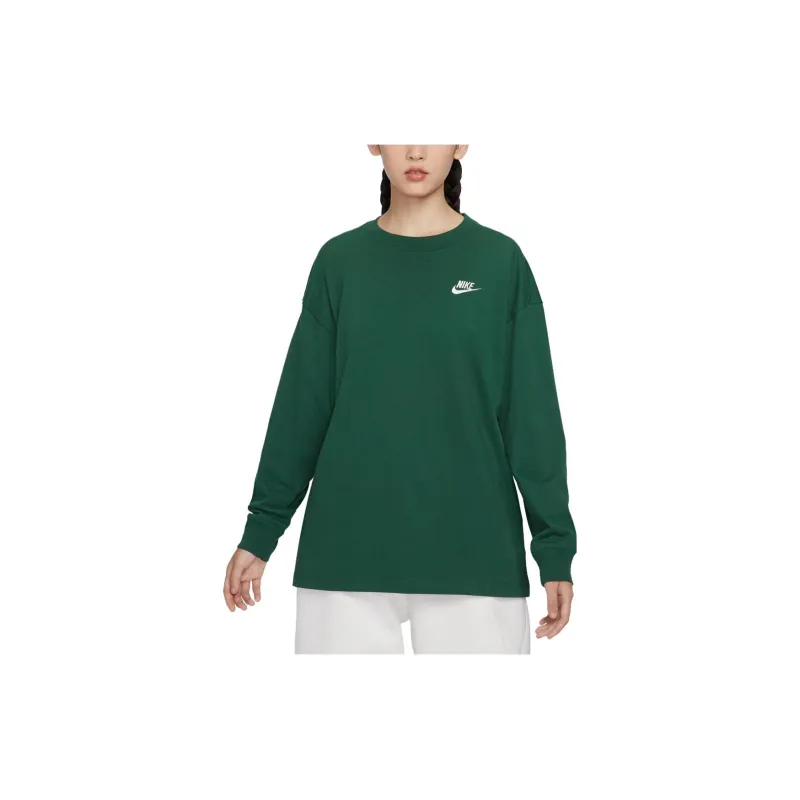 Nike Drop Shoulder Sleeve T Shirt Women's Canyon Green-1