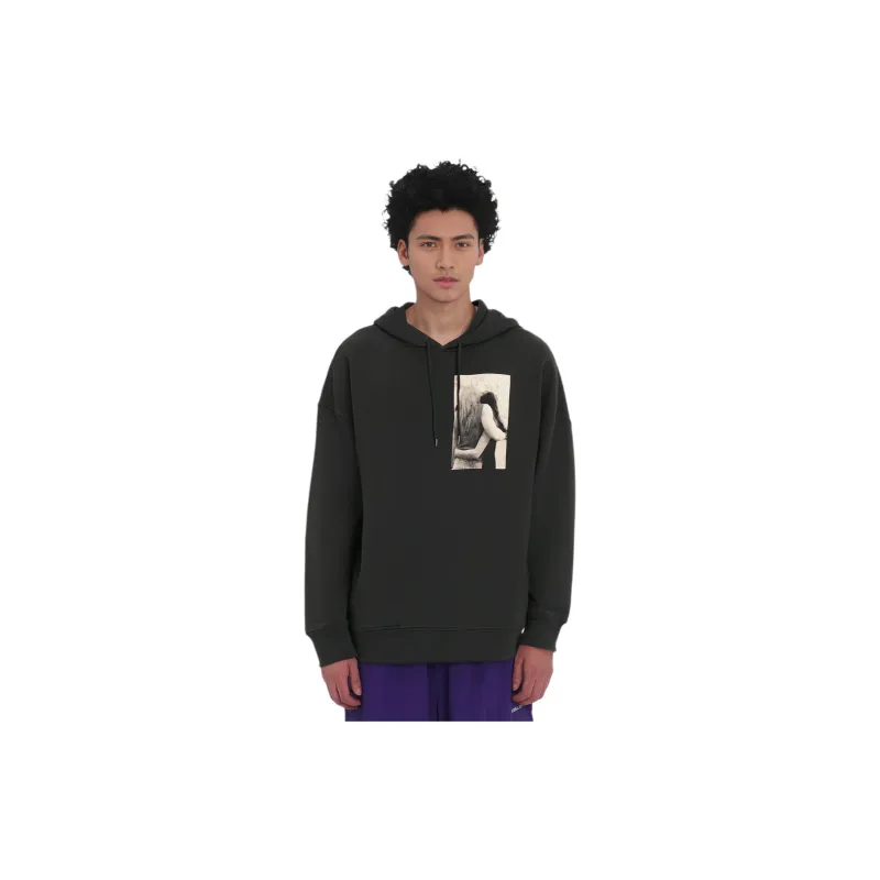 CALVIN KLEIN Simple Collection Sweatshirt Men's Black-2