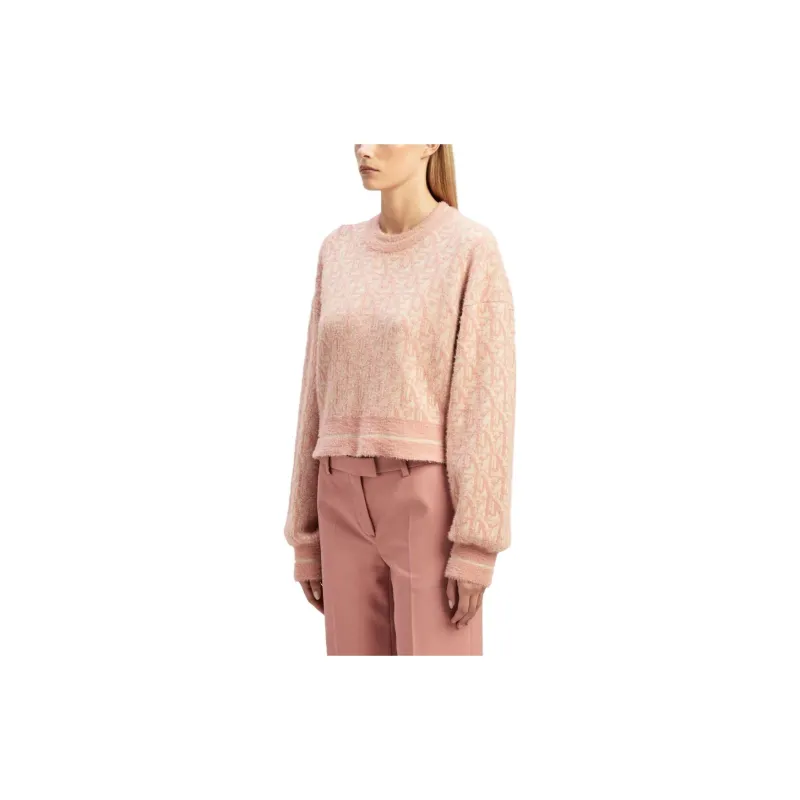 PALM ANGELS Pattern Jacquard Crewneck Jumper-2