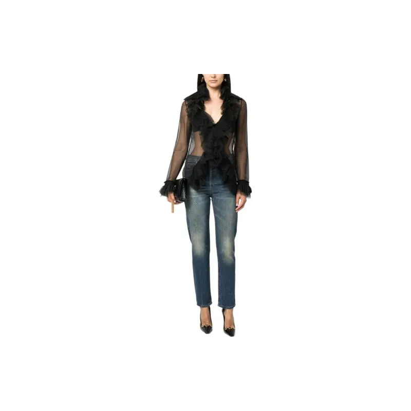 SAINT LAURENT Jeans Women's Blue-2