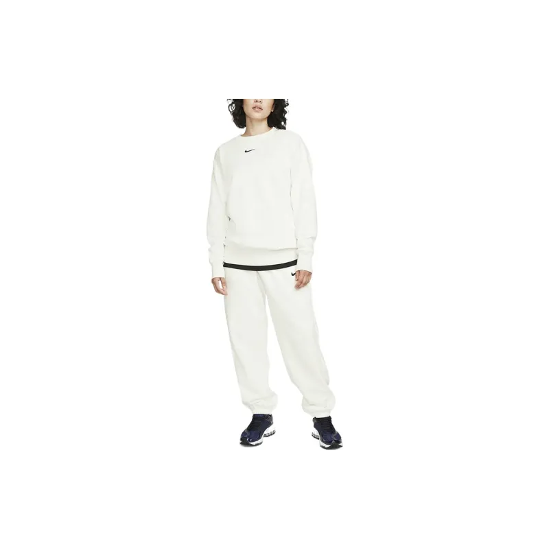 Nike Logo Embroidered Oversized Crewneck Sweatshirt-2