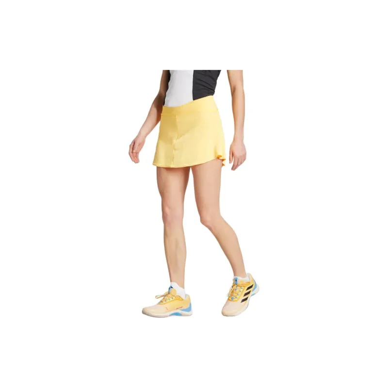 Adidas Clothing Tennis Match Skirt Casual Short Skirts Women's Yellow-2