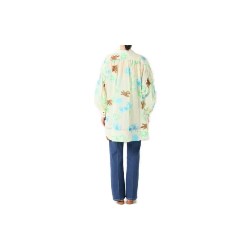 LEE MATHEWS Long-Sleeved Dresses Women's Green-1