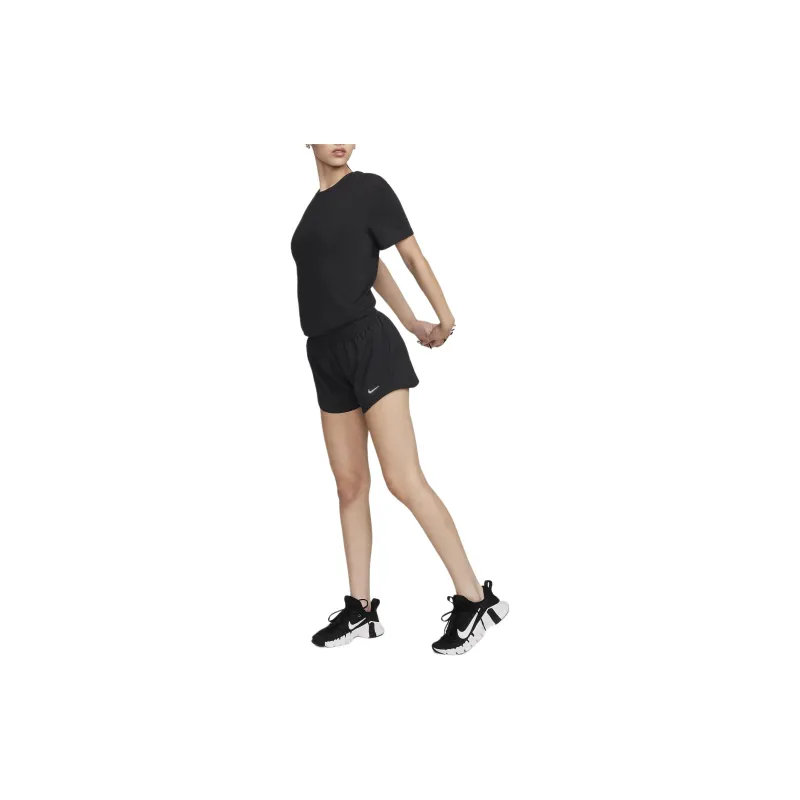 Nike Drop Shoulder Sleeve T Shirt Women's Black-2
