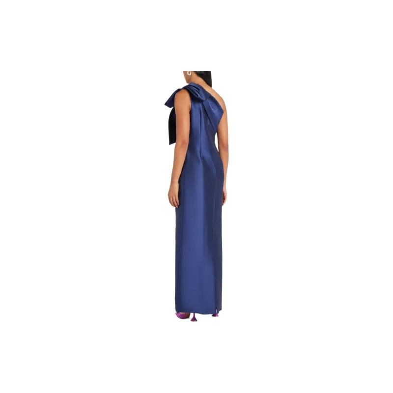 Sachin & Babi Bonnie Bow Satin finish Gown-2