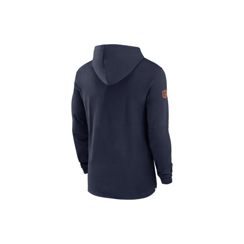 Nike Denver Broncos Sideline Men's Nike Dri FIT Nfl Long Sleeve Hooded Top-1