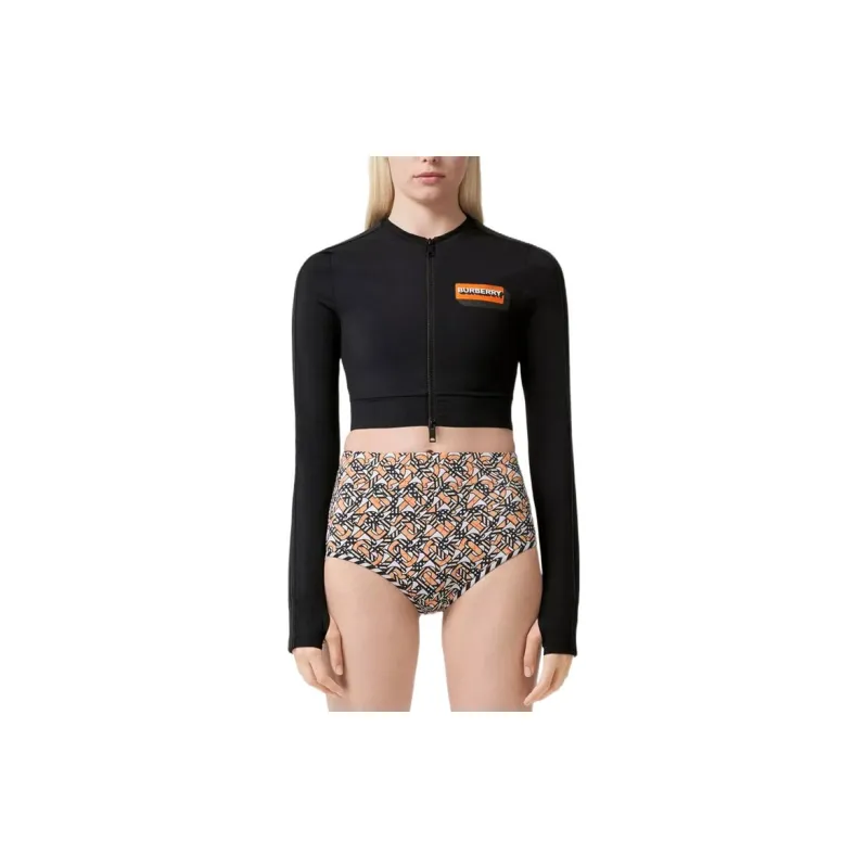 Burberry Two-Piece Swimsuits Women's Black-3