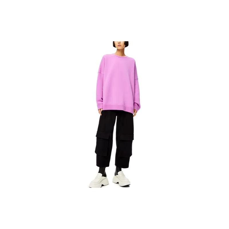 LOEWE FW21 Loose Fit Sweater Women's Pink-1