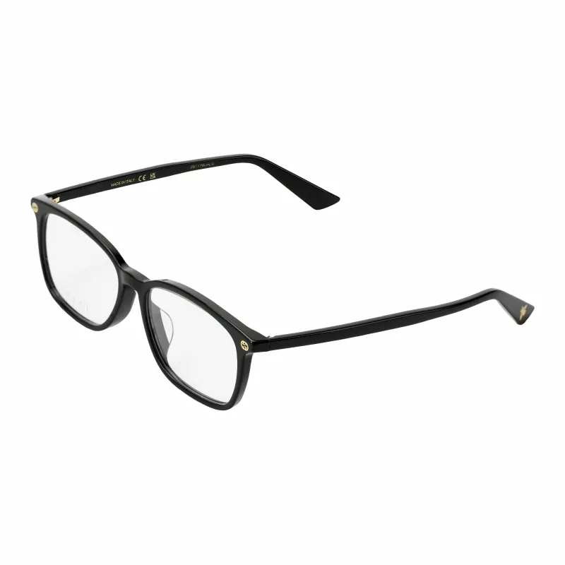 GUCCI Plate Frame Square Eyeglass Frames Unisex-0