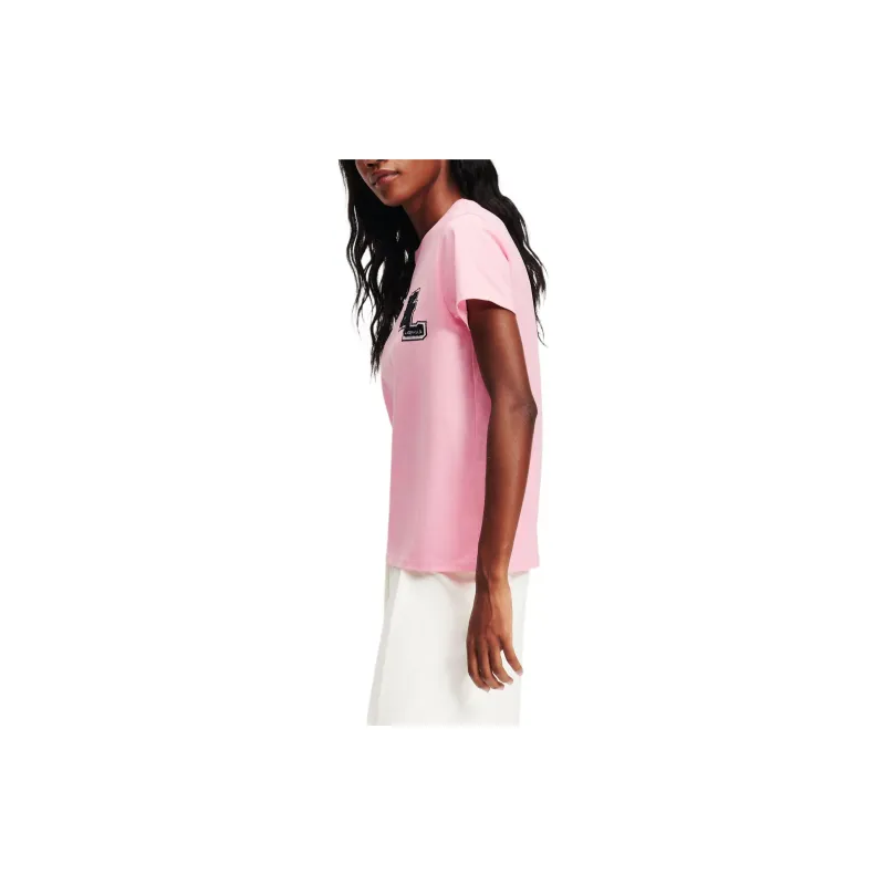 KARL LAGERFELD SS24 T Shirt Women's Pink-3