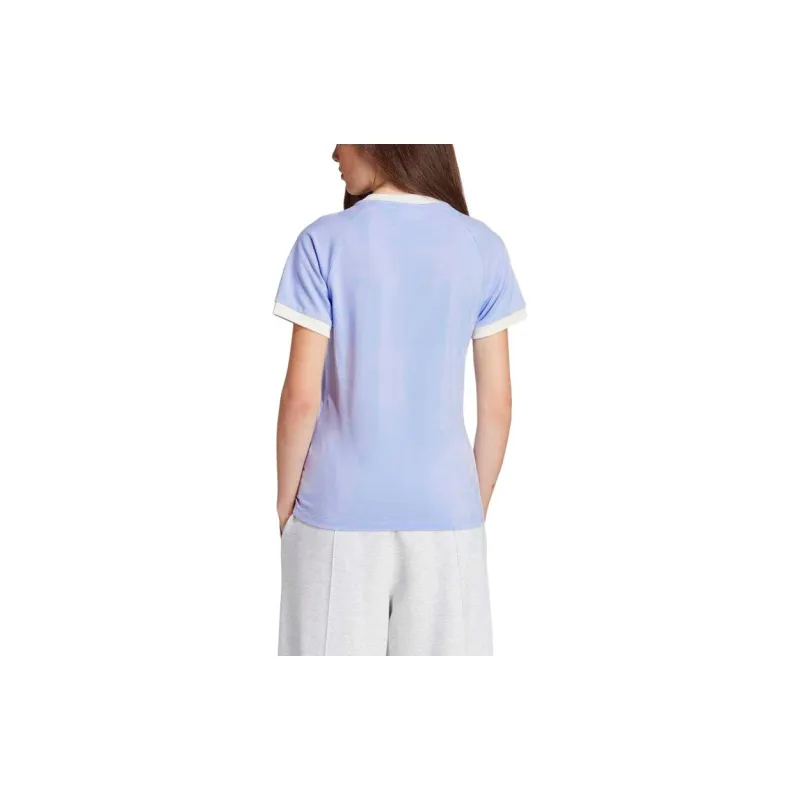 Adidas Originals Set in Sleeve T Shirt Women's Light Purple-4