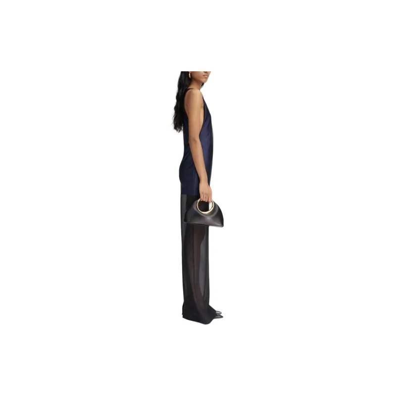 Jacquemus Banista Long Dress 'Dark Navy'-3