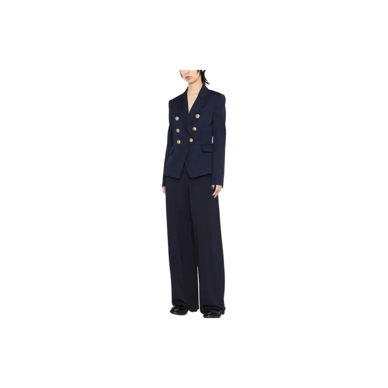 BALMAIN 6 Lion Button Wool Jacket 'Navy'-1