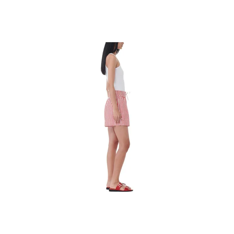GANNI Striped Shorts-3