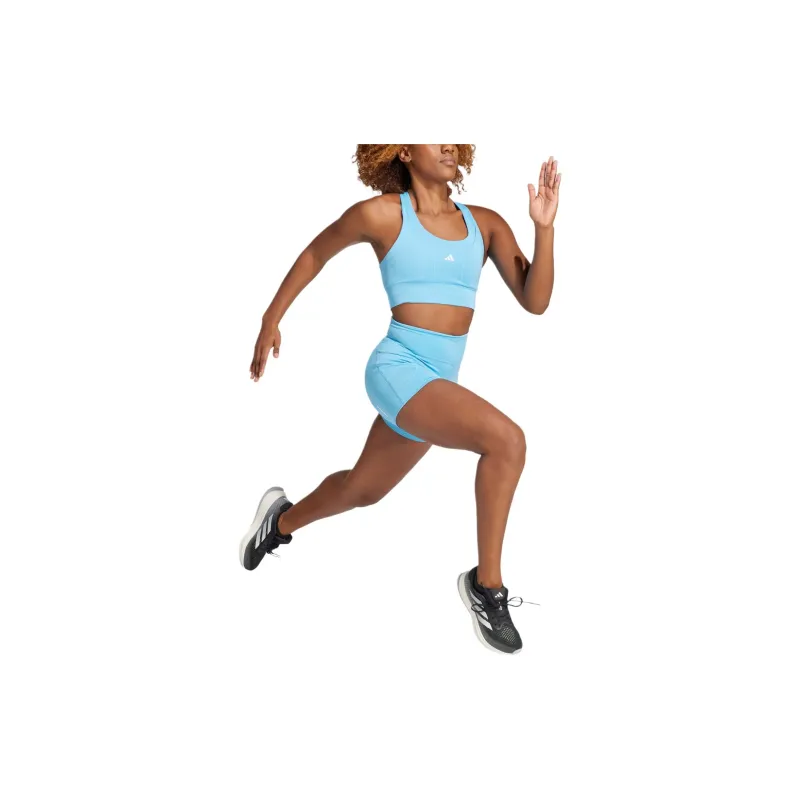 Adidas Dailyrun 5-Inch Short Leggings Casual Shorts Women's Blue-1