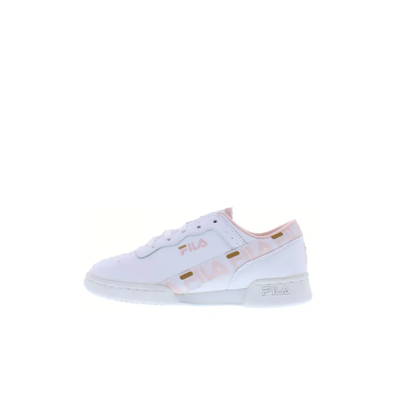 FILA KIDS Original Fitness Tape Durable Breathable Low Top Kids' Skateboarding Shoes White Kids'-0