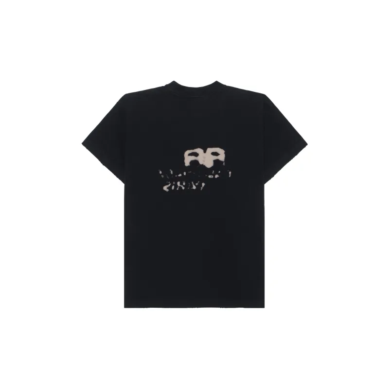 Balenciaga T Shirt 'Black/Ecru'-1