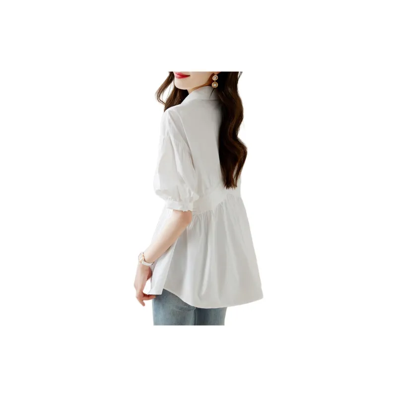 Still Quiet Shirt Women's White-6