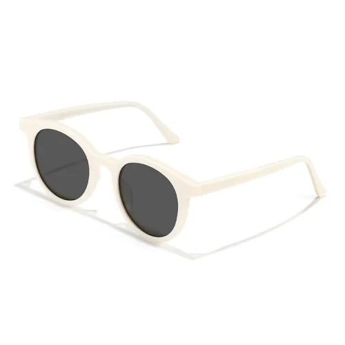 Morakot Plate Frame Round Sunglasses Unisex