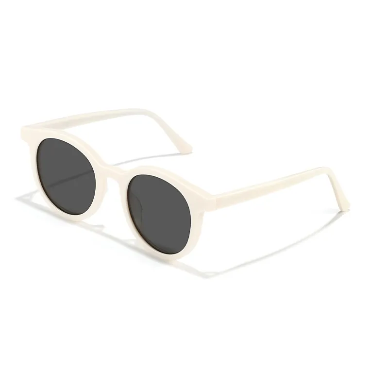 Morakot Plate Frame Round Sunglasses Unisex-0