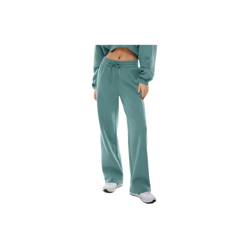 ARITZIA SS24 Cozy Fleece Boyfriend Basic Wide Sweatpant Knitted Sports Pants Women's-11