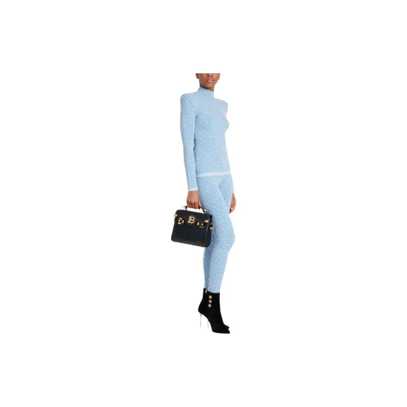 BALMAIN SS22 Sweater Women's Blue-3