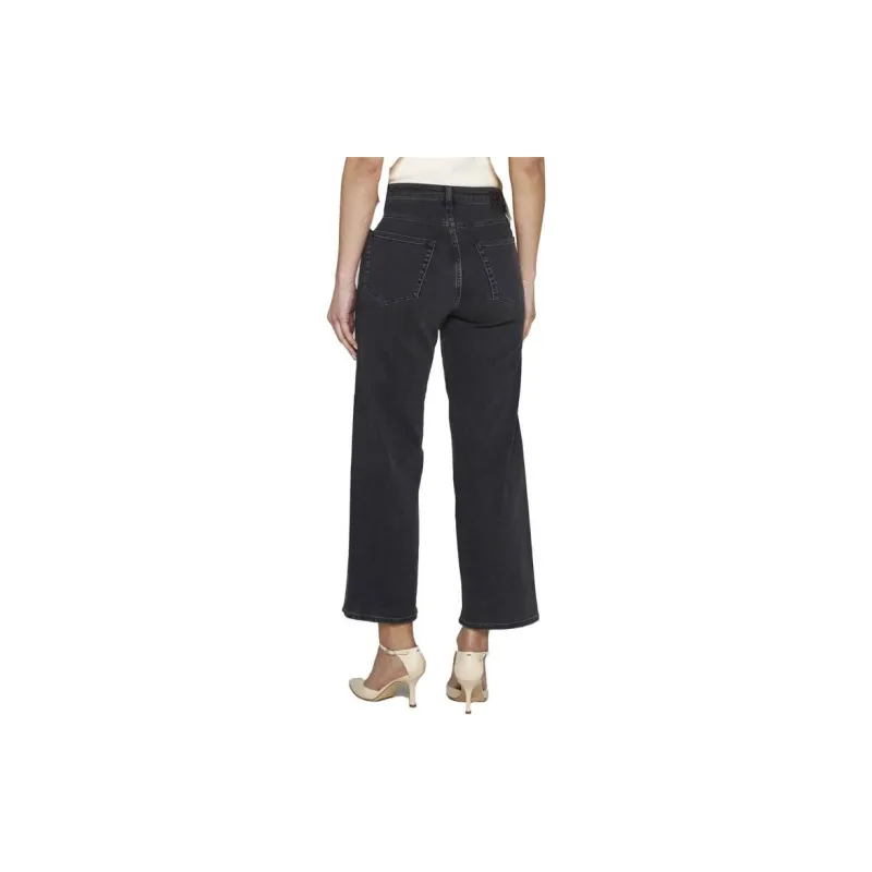 TOTEME Cropped Wide Leg Jeans-2