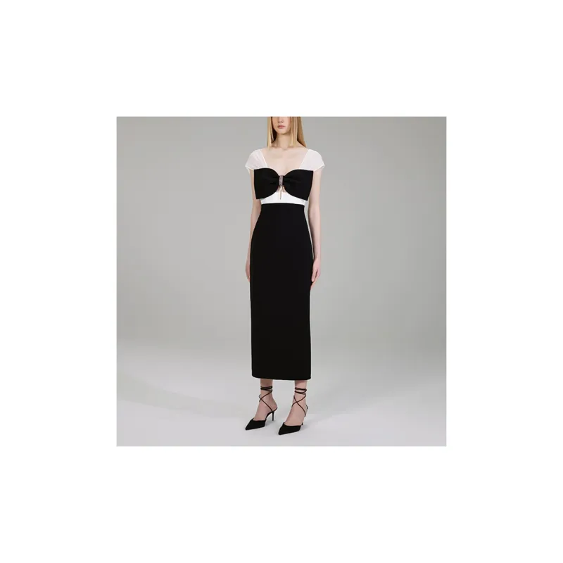 Self portrait Sleeveless Dress Women's Black-2