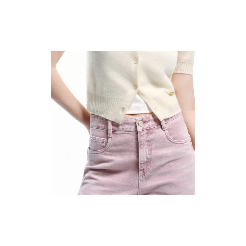 MO&CO Jeans Women's Ice Pink-5