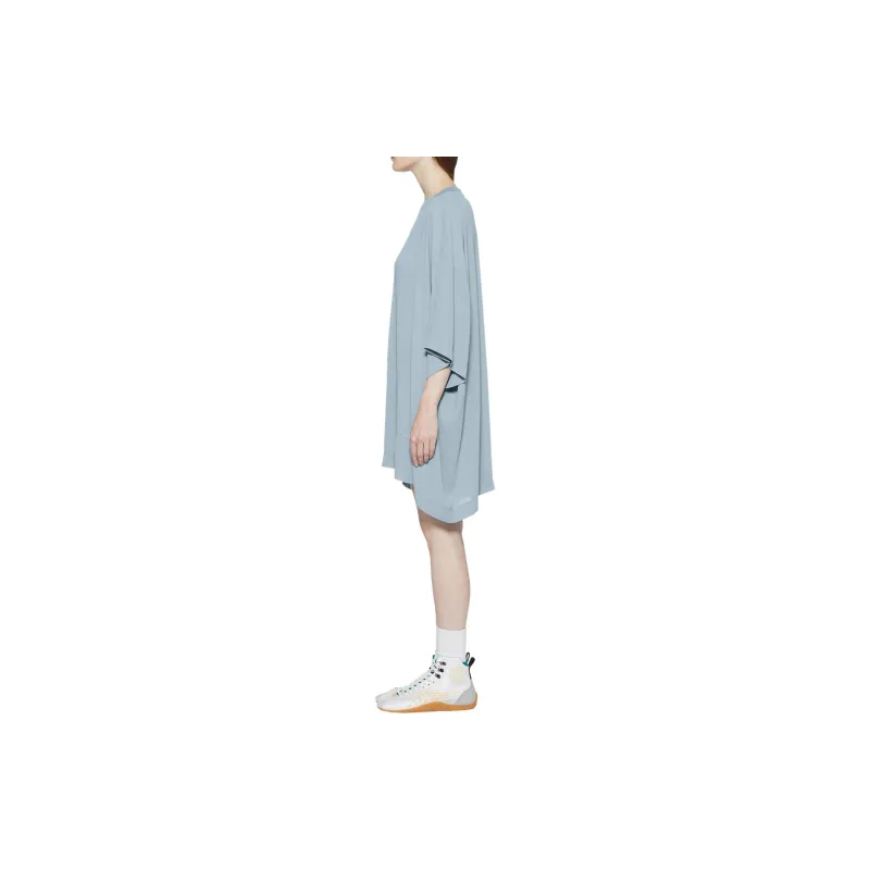 Onitsuka Tiger WS MINI DRESS Long-Sleeved Dresses Women's Blue-4