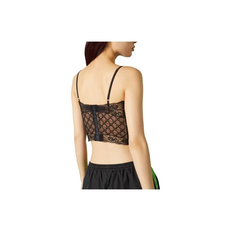 GUCCI Gg Lace Top-2